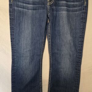 BKE Denim Women's Medium Wash BOOTCUT28X31.5 Thick Stitch